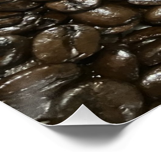 Kaffeebohnen Poster (Ecke)
