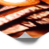 Kaffeebohnen-Poster Poster (Ecke)