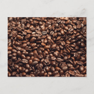Kaffeebohnen Postkarte