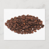 Kaffeebohnen Postkarte (Vorderseite)