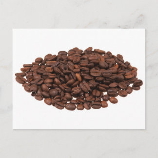 Kaffeebohnen Postkarte