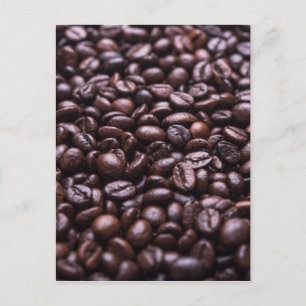 Kaffeebohnen Postkarte