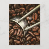 Kaffeebohnen Postkarte (Vorderseite)