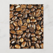 Kaffeebohnen Postkarte (Vorderseite)