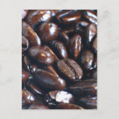 Kaffeebohnen Postkarte (Vorderseite)