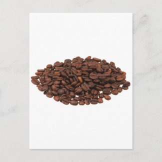 Kaffeebohnen Postkarte
