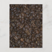 Kaffeebohnen Postkarte (Vorderseite)