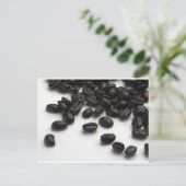 Kaffeebohnen Postkarte (Stehend Vorderseite)