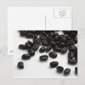 Kaffeebohnen Postkarte (Vorne/Hinten)