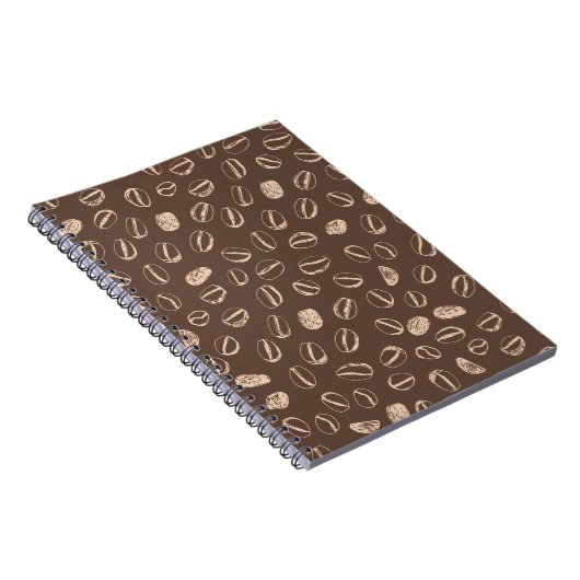 Kaffeebohnen Restaurant handgezapftes Cartoon Dood Notizblock (Rechte Seite)