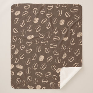 Kaffeebohnen Restaurant handgezücktes Cartoon Dood Sherpadecke