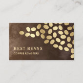 Kaffeebohnen Röster Visitenkarte (Vorderseite)