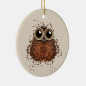 Kaffeebohnen Schmuck Keramik Ornament (Rechts)