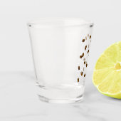 Kaffeebohnen Schnapsglas (Links)