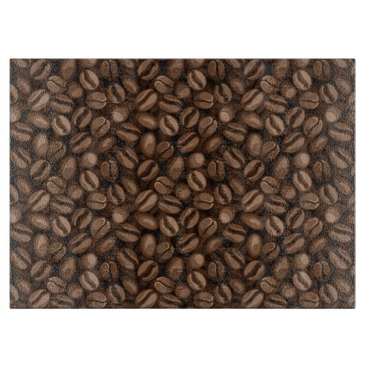 Kaffeebohnen Schneidebrett (Vorderseite)