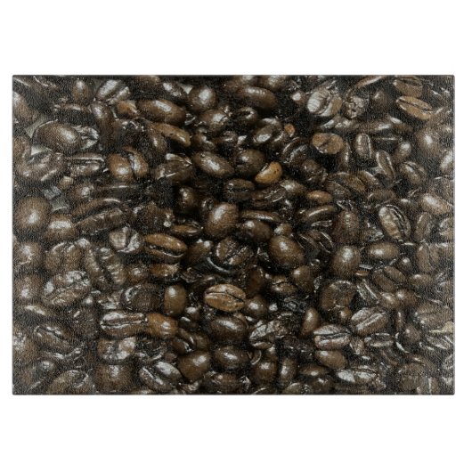 Kaffeebohnen Schneidebrett (Vorderseite)