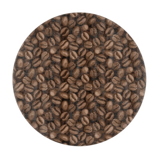 Kaffeebohnen Schneidebrett (Vorderseite)