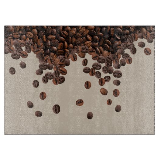 Kaffeebohnen Schneidebrett (Vorderseite)