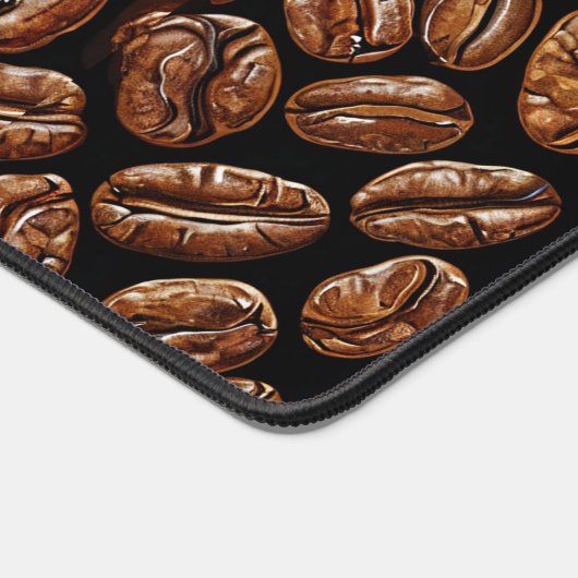 Kaffeebohnen Schreibtischunterlage (Ecke)