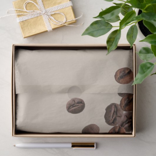 Kaffeebohnen Seidenpapier (Geschenk)