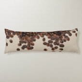 Kaffeebohnen Seitenschläferkissen (Vorderseite)