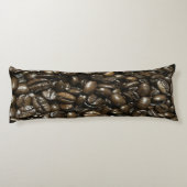 Kaffeebohnen Seitenschläferkissen (Rückseite)