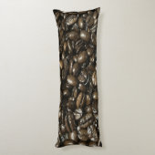 Kaffeebohnen Seitenschläferkissen (Rückseite (Vertikal))