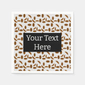 Kaffeebohnen Serviette (Vorderseite)