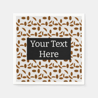 Kaffeebohnen Serviette