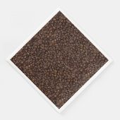 Kaffeebohnen Serviette (Ecke)
