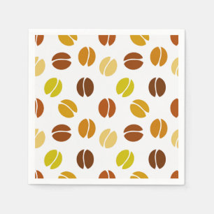 Kaffeebohnen Serviette