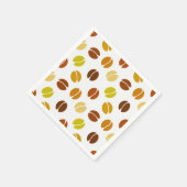 Kaffeebohnen Serviette (Ecke)