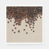 Kaffeebohnen Serviette (Vorderseite)