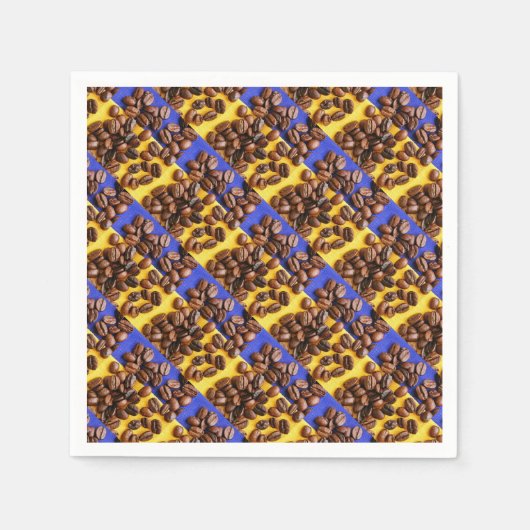 Kaffeebohnen Serviette (Vorderseite)