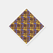 Kaffeebohnen Serviette (Ecke)