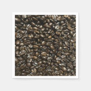 Kaffeebohnen Serviette