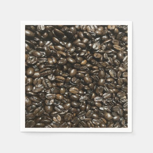 Kaffeebohnen Serviette (Vorderseite)