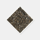 Kaffeebohnen Serviette (Ecke)