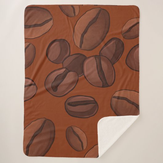 Kaffeebohnen Sherpadecke (Vorderseite)