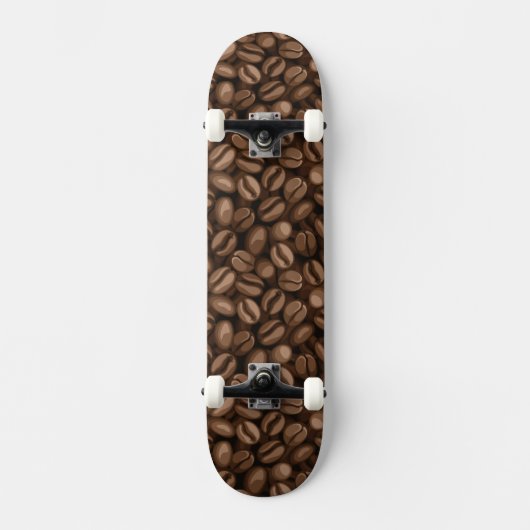 Kaffeebohnen Skateboard (Vorderseite)