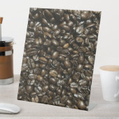 Kaffeebohnen Sockelschild (In Situ)