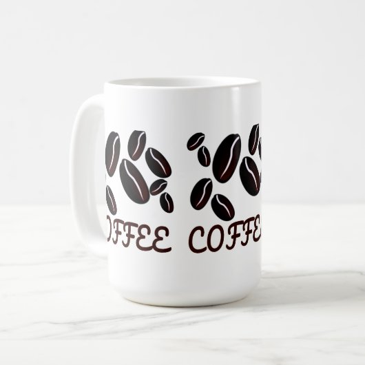 Kaffeebohnen Spezielle Tasse (Vorderseite Links)