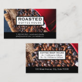 Kaffeebohnen Spill | TASSE Visitenkarte (Vorne/Hinten)