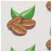 Kaffeebohnen Stoff (Nahaufnahme)