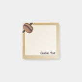 Kaffeebohnen-Symbol Post-it Klebezettel (Vorderseite)