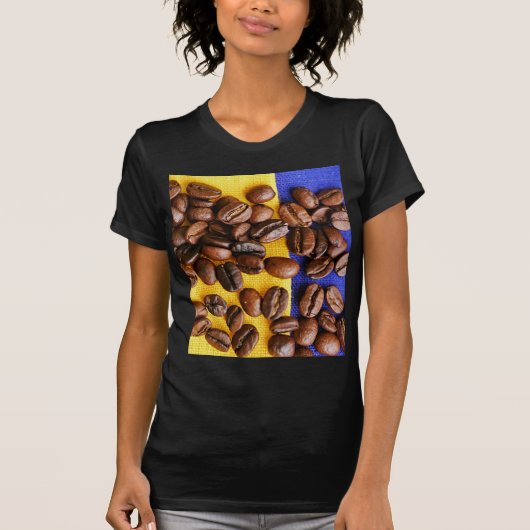 Kaffeebohnen T-Shirt (Vorderseite)
