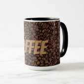 Kaffeebohnen Tasse (VorderseiteRechts)