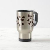 Kaffeebohnen - Tasse - Stil 2 (VorderseiteRechts)