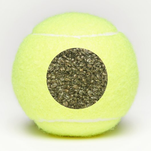 Kaffeebohnen Tennisbälle (Vorderseite)