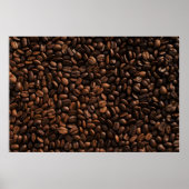 Kaffeebohnen Textur Poster (Vorne)